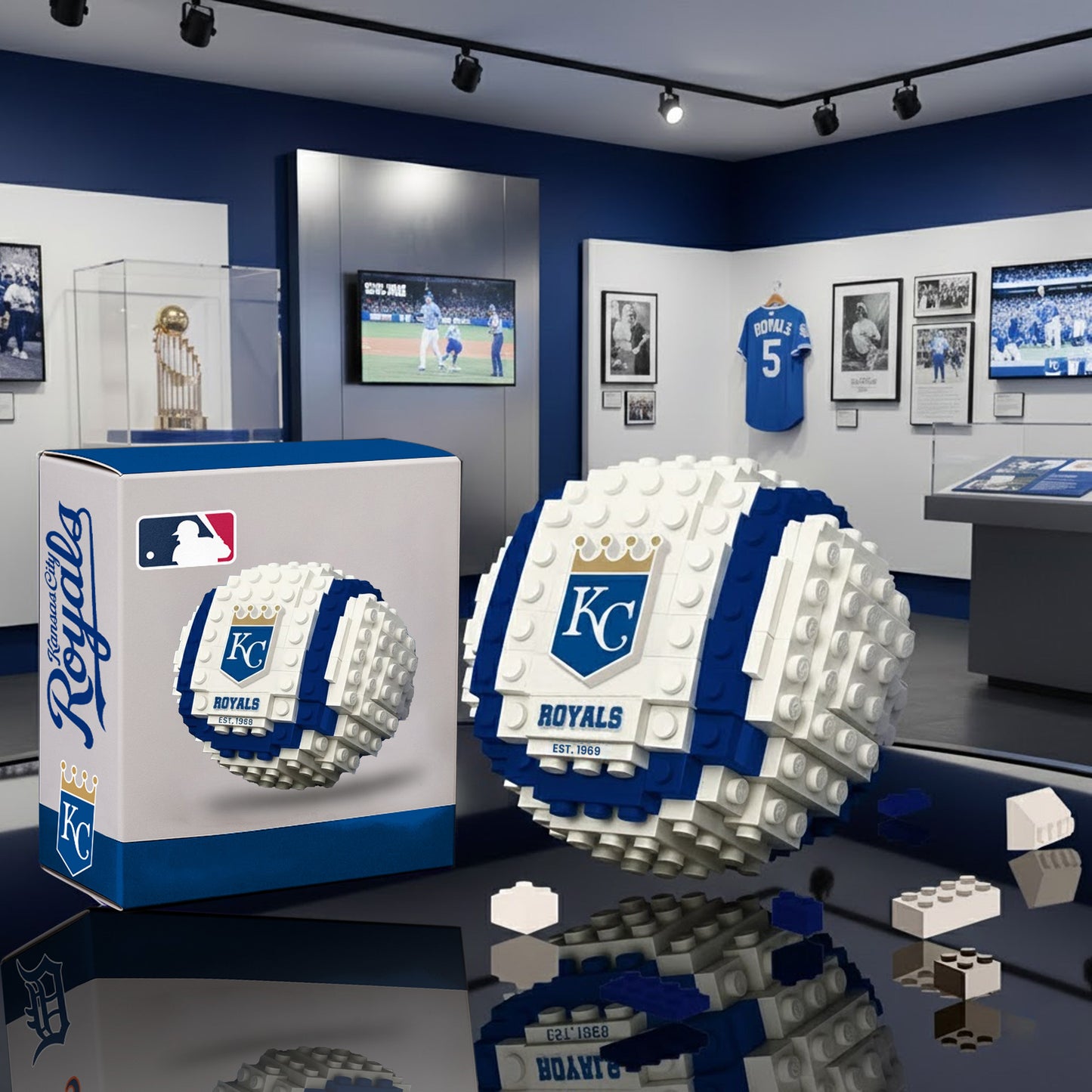 MLB ALL Teams 3D Baseball Building Block Toy Set NDT LVH 121225