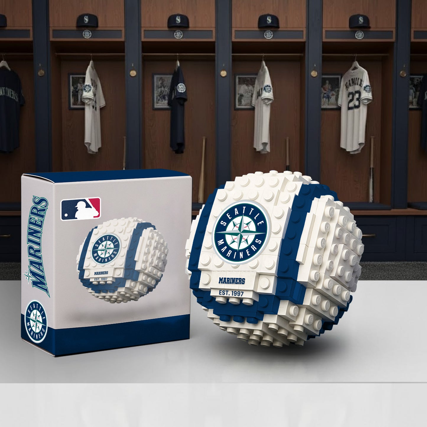 MLB ALL Teams 3D Baseball Building Block Toy Set NDT LVH 121225