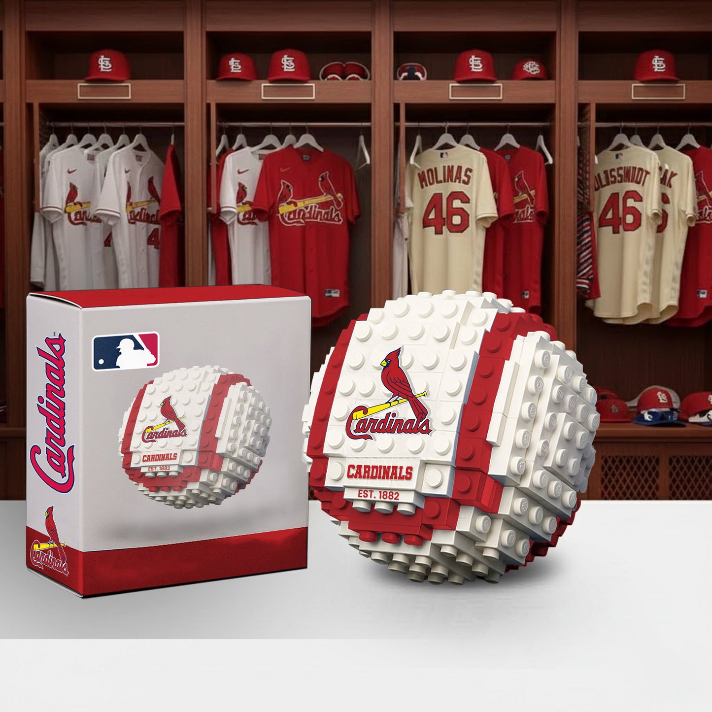 MLB ALL Teams 3D Baseball Building Block Toy Set NDT LVH 121225