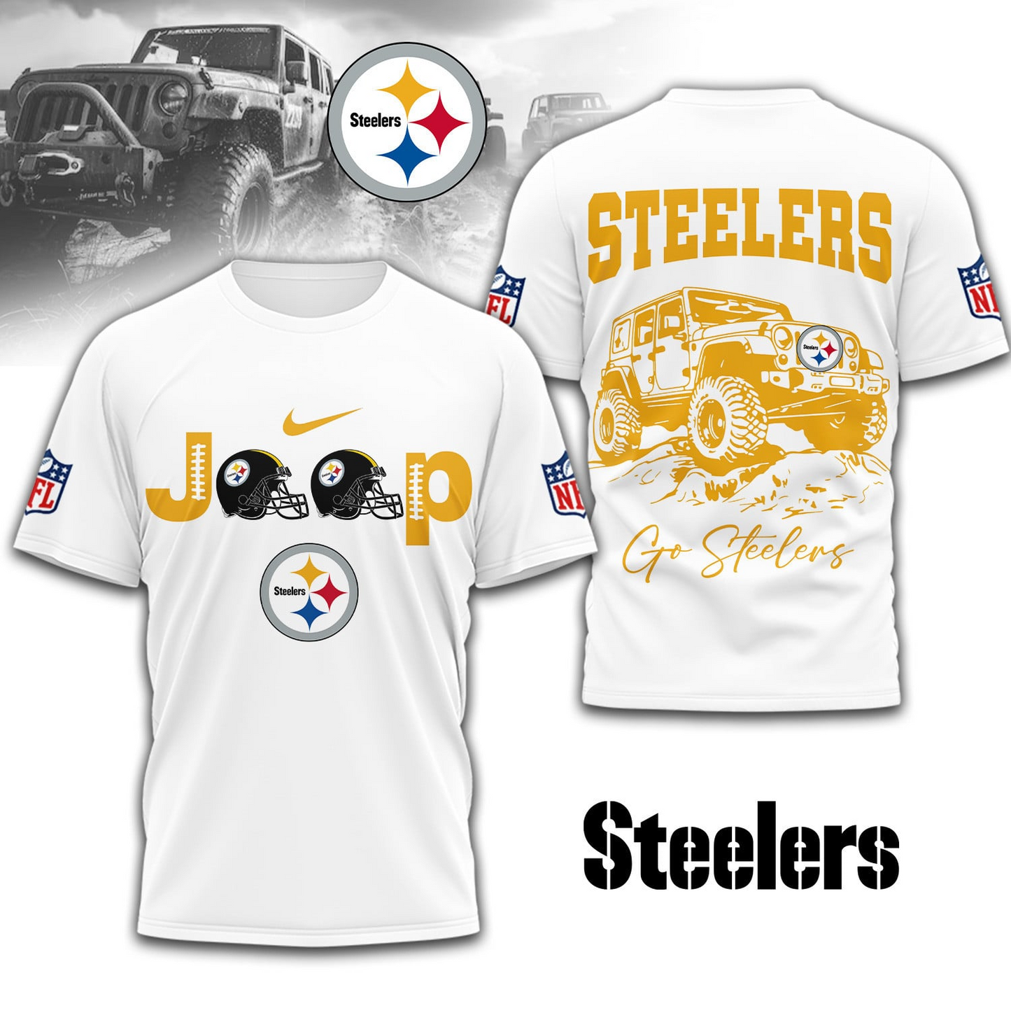 PS Premium NFL Jeep 3D Shirt DDT NTL