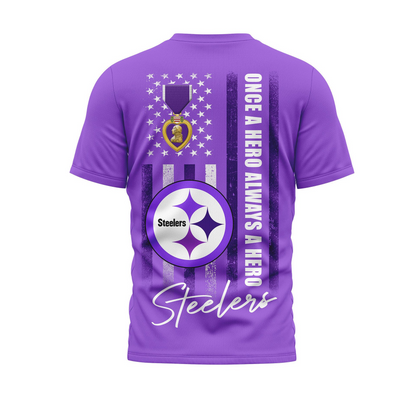 PS Premium National Purple Hear Day 3D Shirt  300626