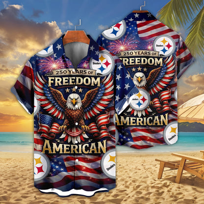 PS x NFL America 250th Anniversary Eagles Hawaiian Shirt 090626