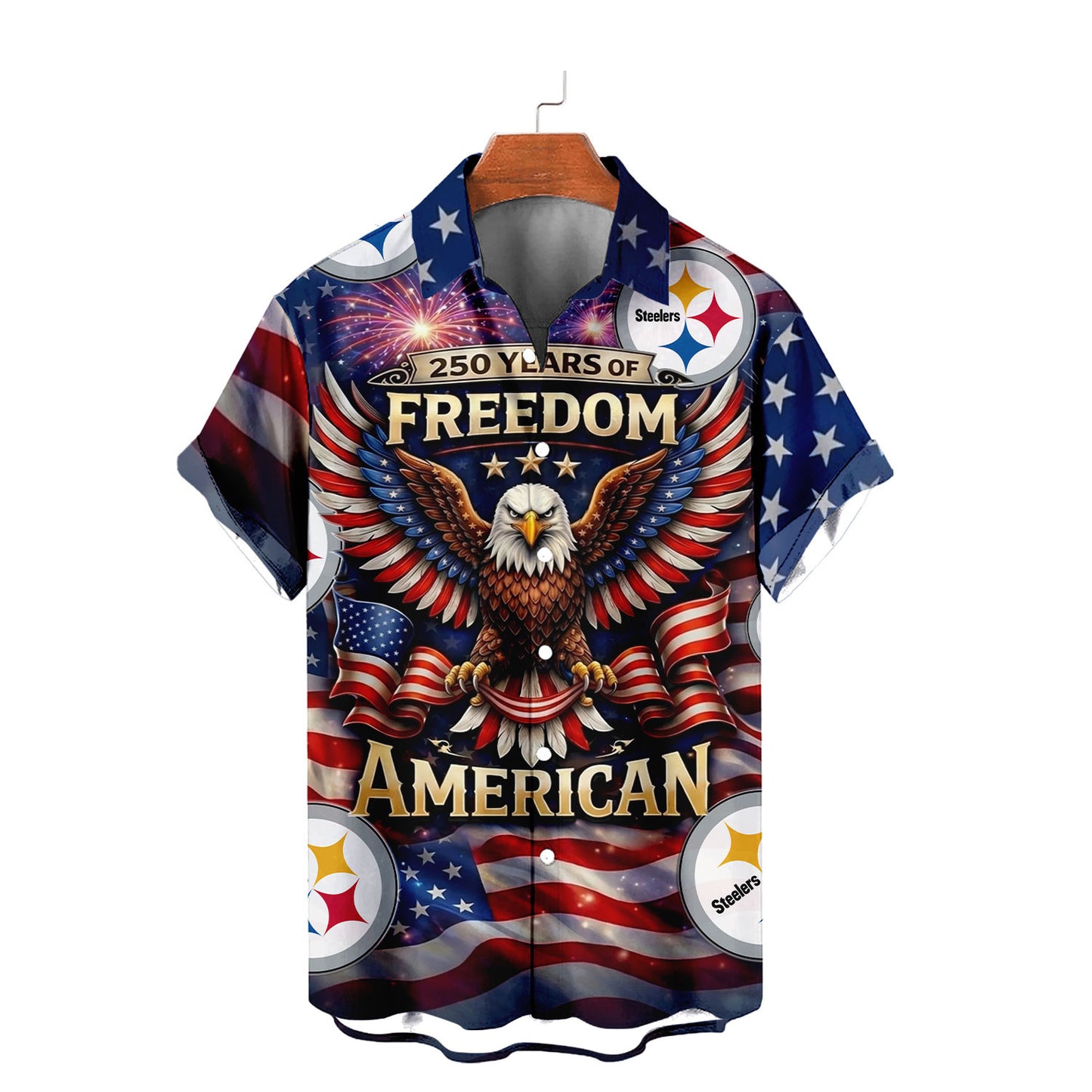 PS x NFL America 250th Anniversary Eagles Hawaiian Shirt 090626