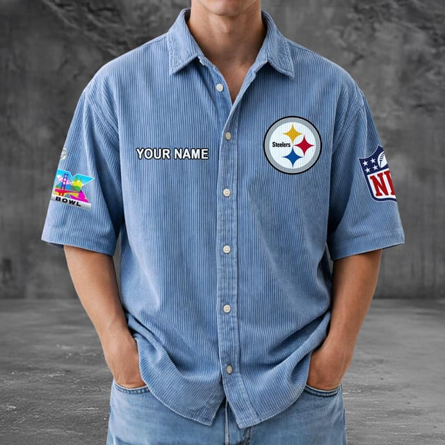 PS x NFL Men Seersucker Button Shirt DDT NTL