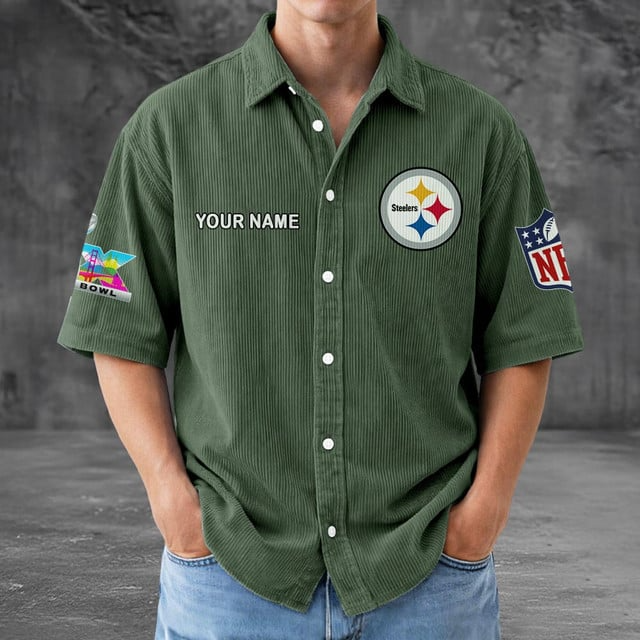 PS x NFL Men Seersucker Button Shirt DDT NTL