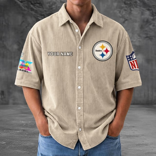 PS x NFL Men Seersucker Button Shirt DDT NTL