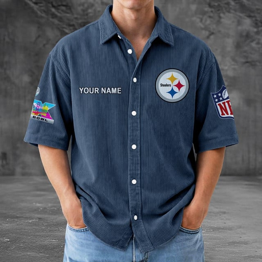 PS x NFL Men Seersucker Button Shirt DDT NTL