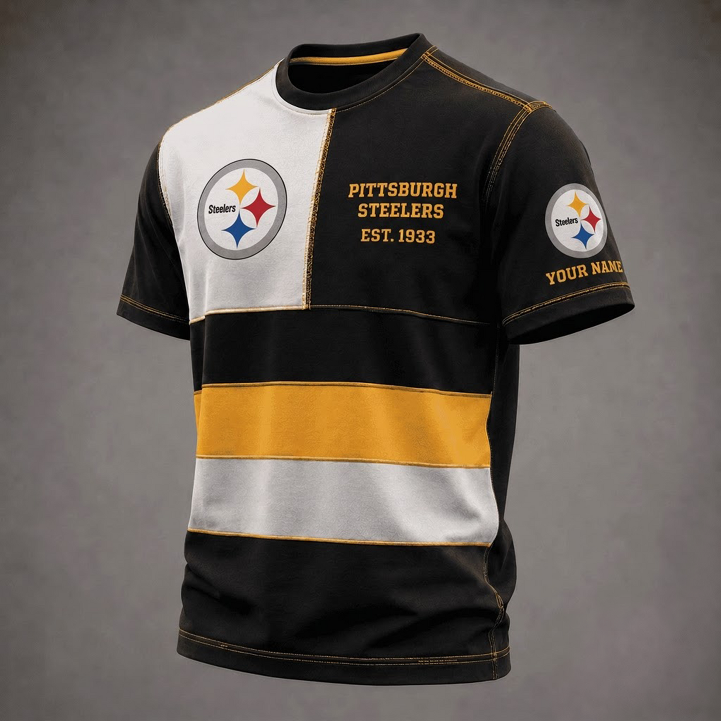 PS x NFL Premium Vintage All Over Print T-Shirt 3D Personalized Gift For True Fan