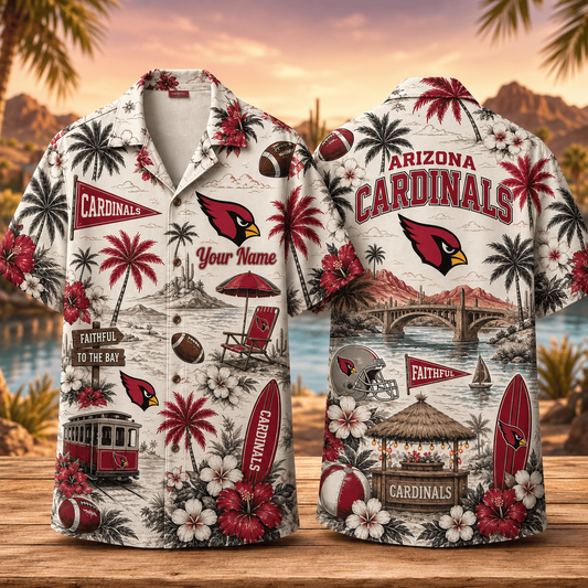 Personalized AC x NFL Luxury Hawaiian Shirt 150626