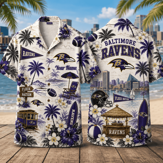 Personalized BR x NFL Luxury Hawaiian Shirt 150626