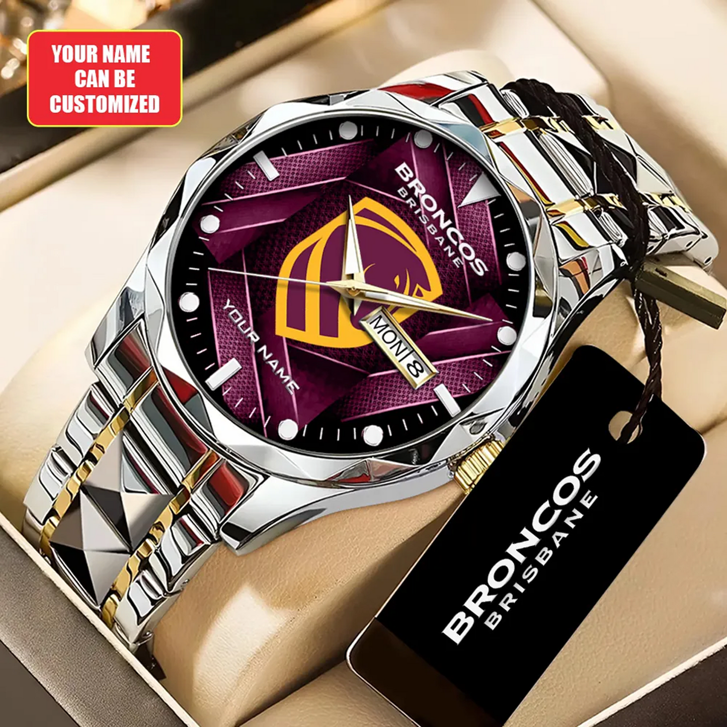Personalized BRI x NRL Alloy Luxury Quartz Watch DATND TANTD