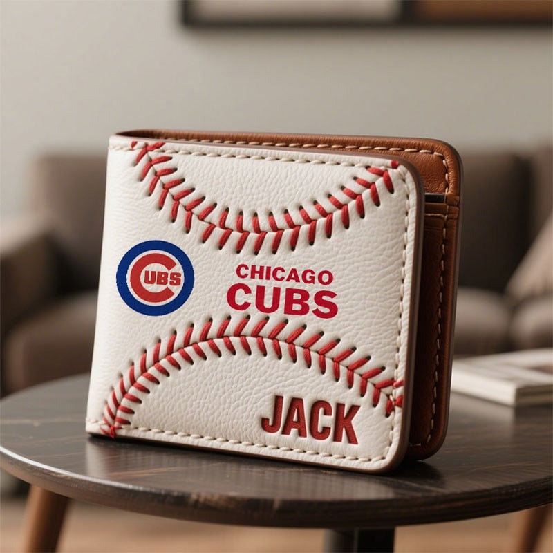 Personalized CC x MLB Leather Wallet DDT TTTZ