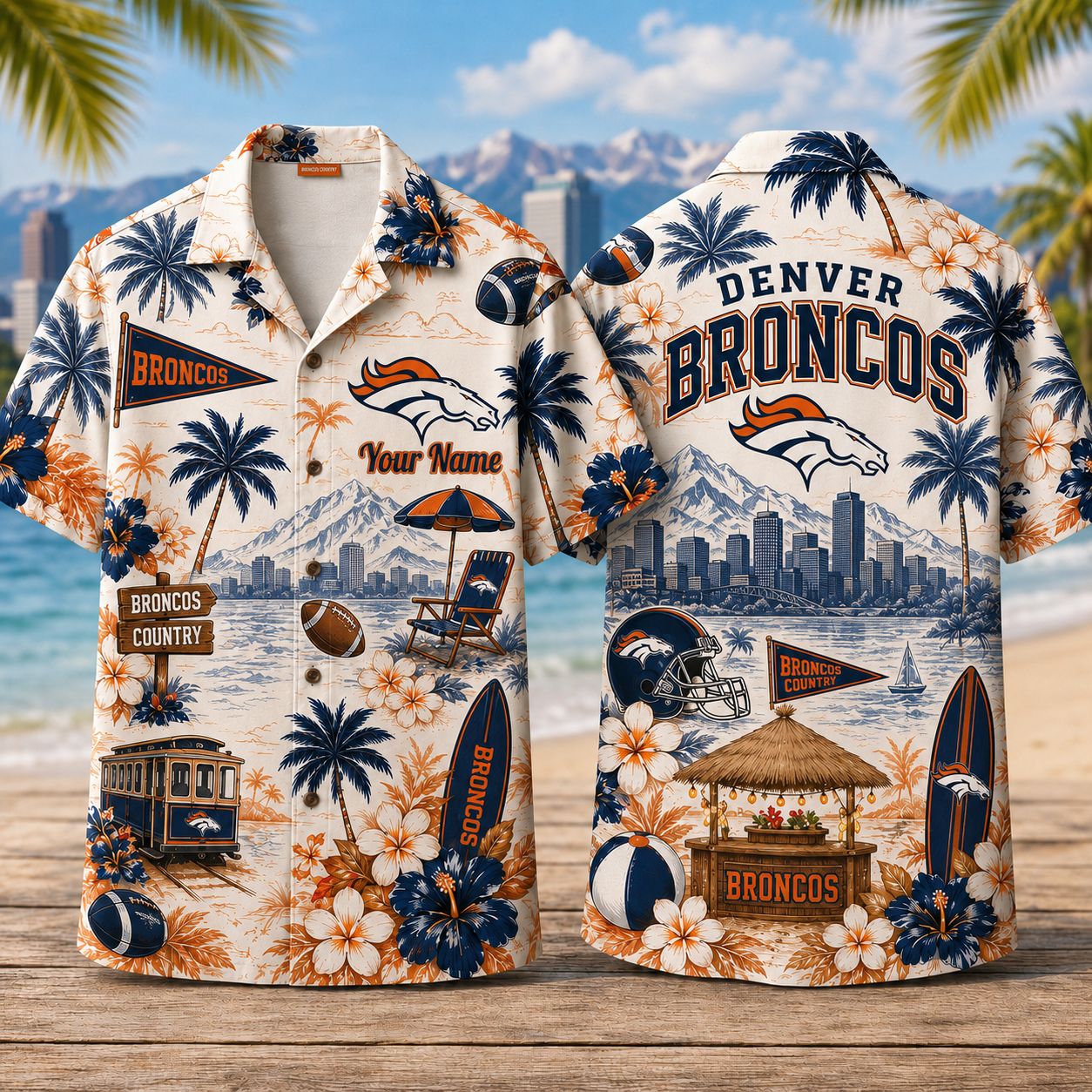 Personalized DB x NFL Luxury Hawaiian Shirt 150626