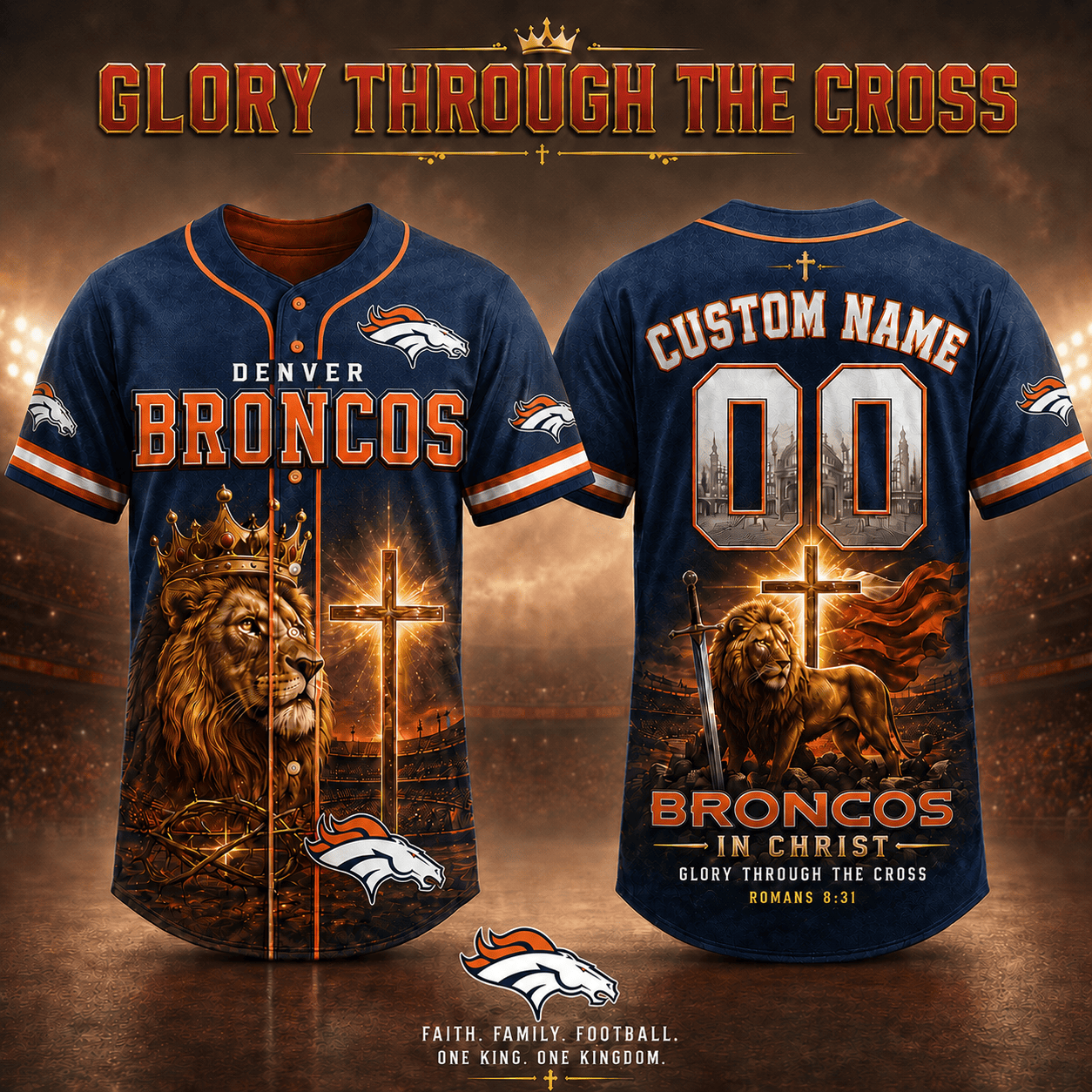 Personalized DB x NFL Luxury V2 Baseball Jersey 160626
