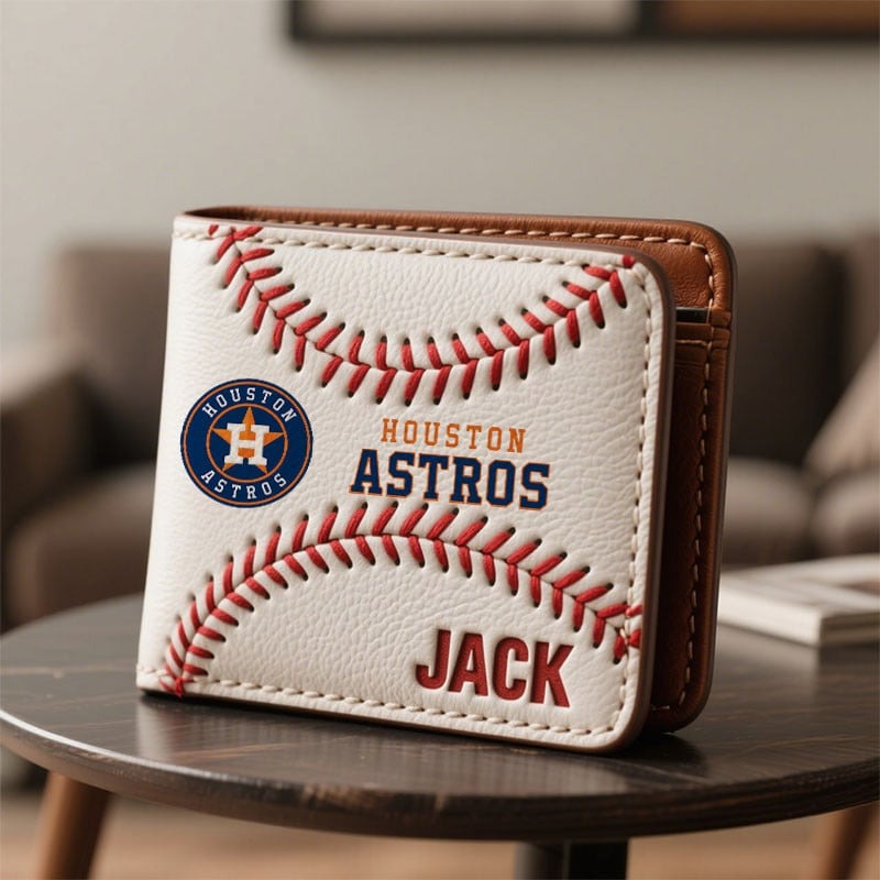 Personalized HA x MLB Leather Wallet DDT TTTZ