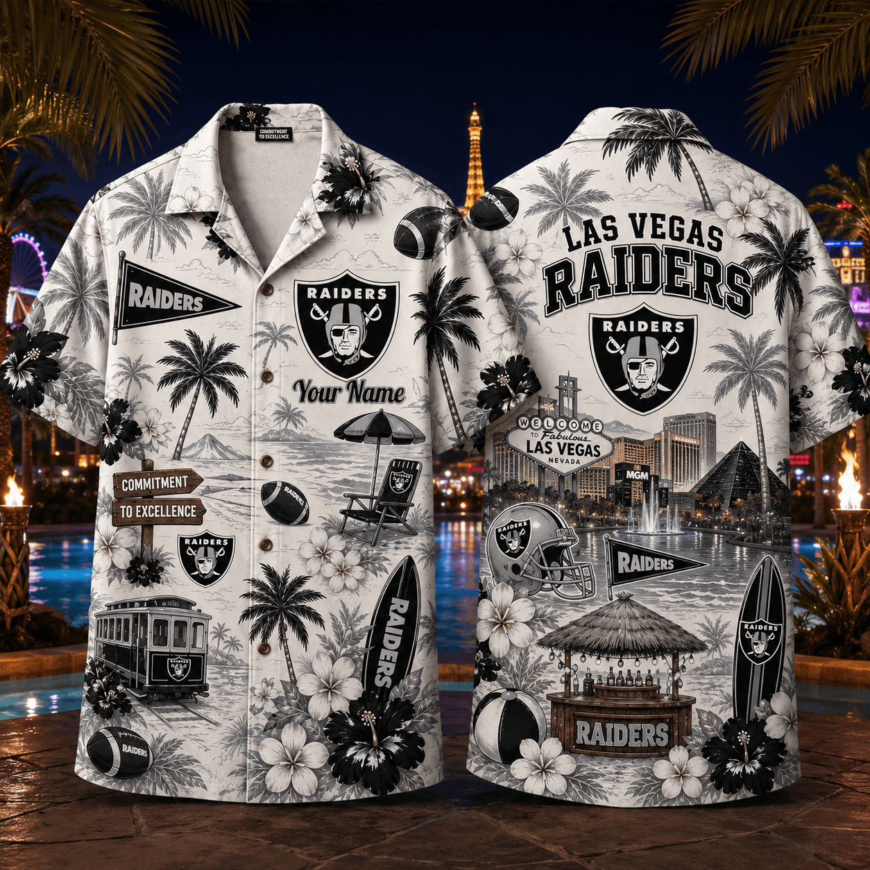 Personalized LVR x NFL Luxury Hawaiian Shirt 150626