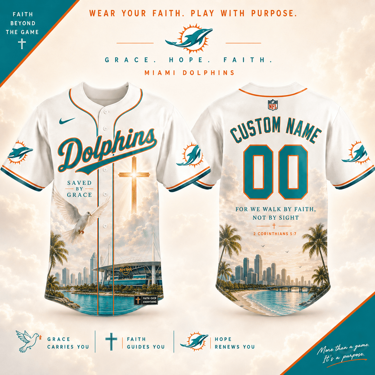 Personalized MD x NFL Luxury Baseball Jersey 160626