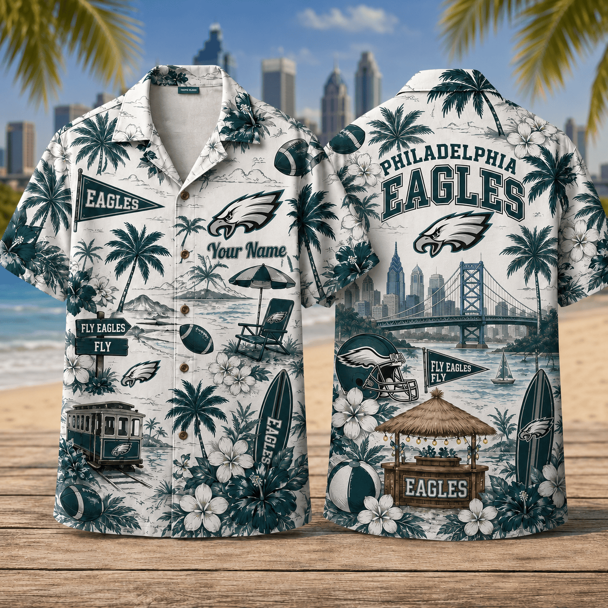 Personalized PE x NFL Luxury Hawaiian Shirt 150626