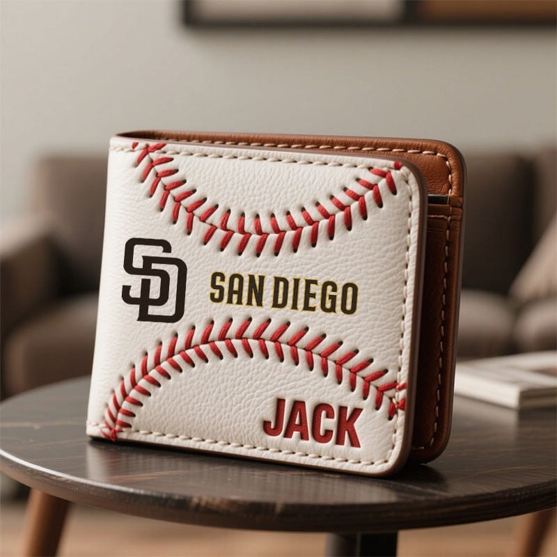 Personalized SDP x MLB Leather Wallet DDT TTTZ