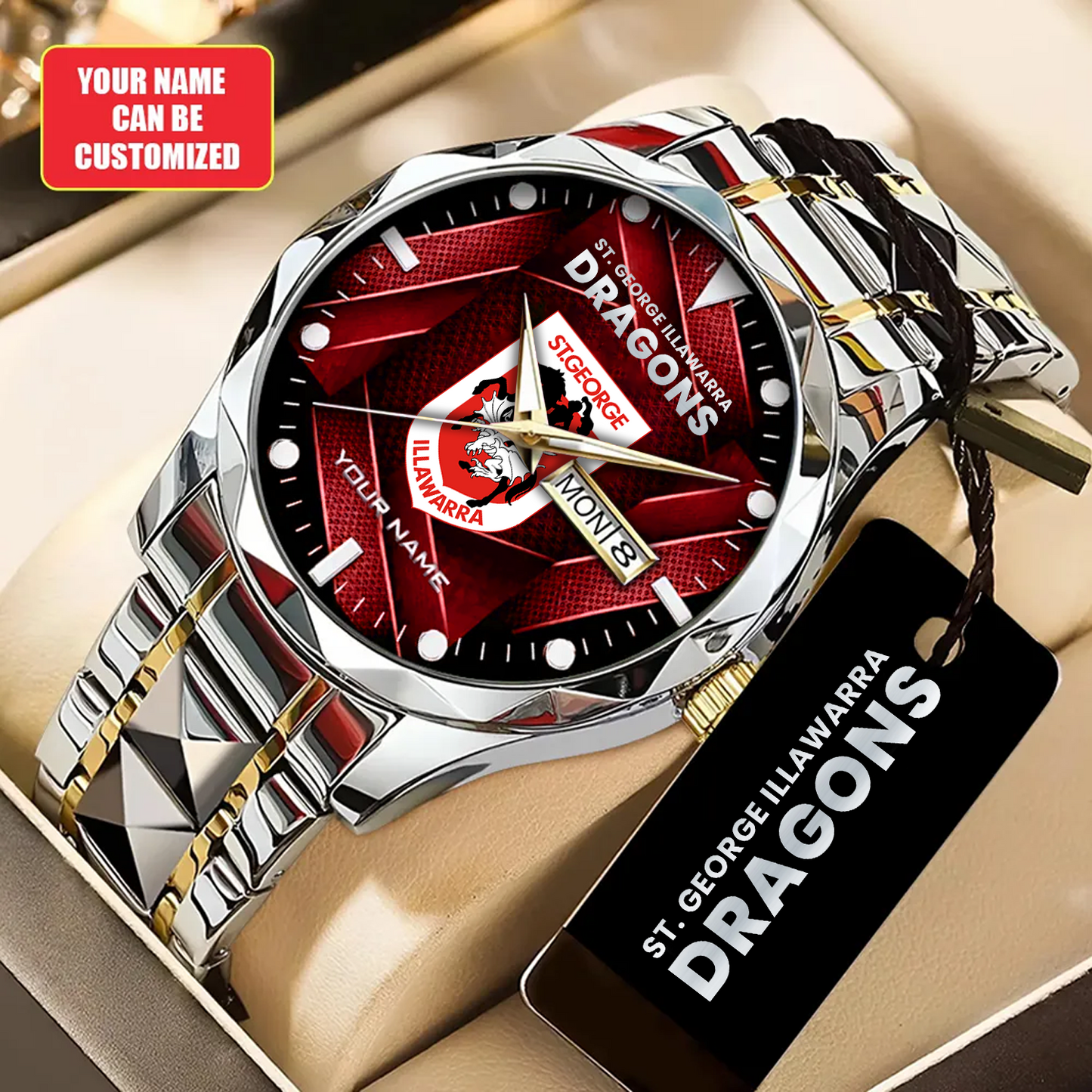 Personalized STG x NRL Alloy Luxury Quartz Watch DATND TANTD