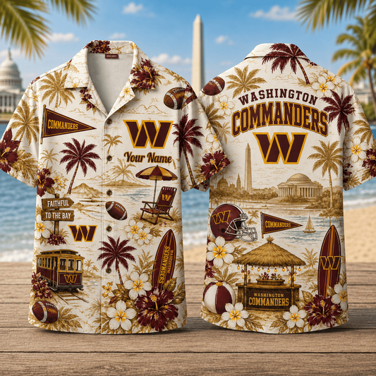 Personalized WC x NFL Luxury Hawaiian Shirt 150626