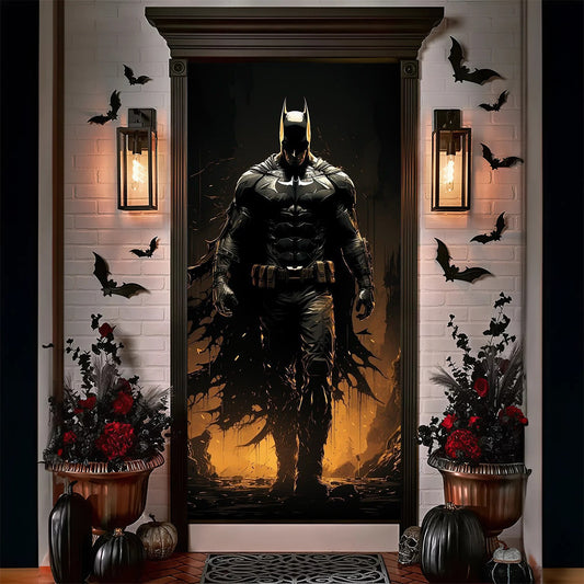 Premium Batman x Creepy Toilet Scene Door Cover V4 NDT NHM