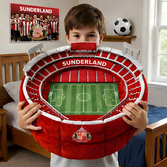 Premium EPL X Sunderland Sport Stadium Custom Shaped Pillow NDT LVH