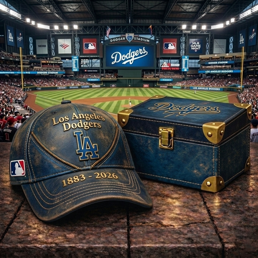 Premium MLB LAD Vintage Zipper Heritage Anniversary Cap V10 NMD CTKT