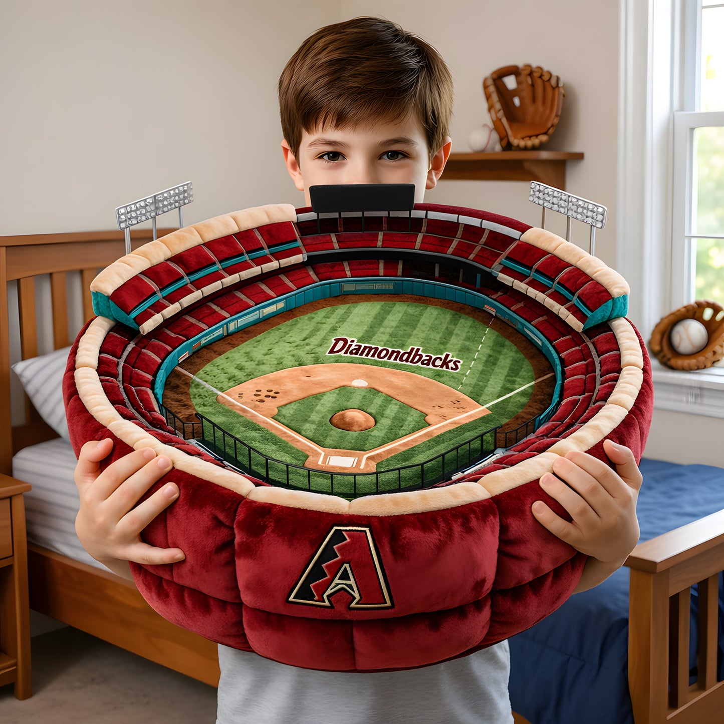 Premium MLB X LAA Sport Stadium Custom Shaped Pillow NDT LVH