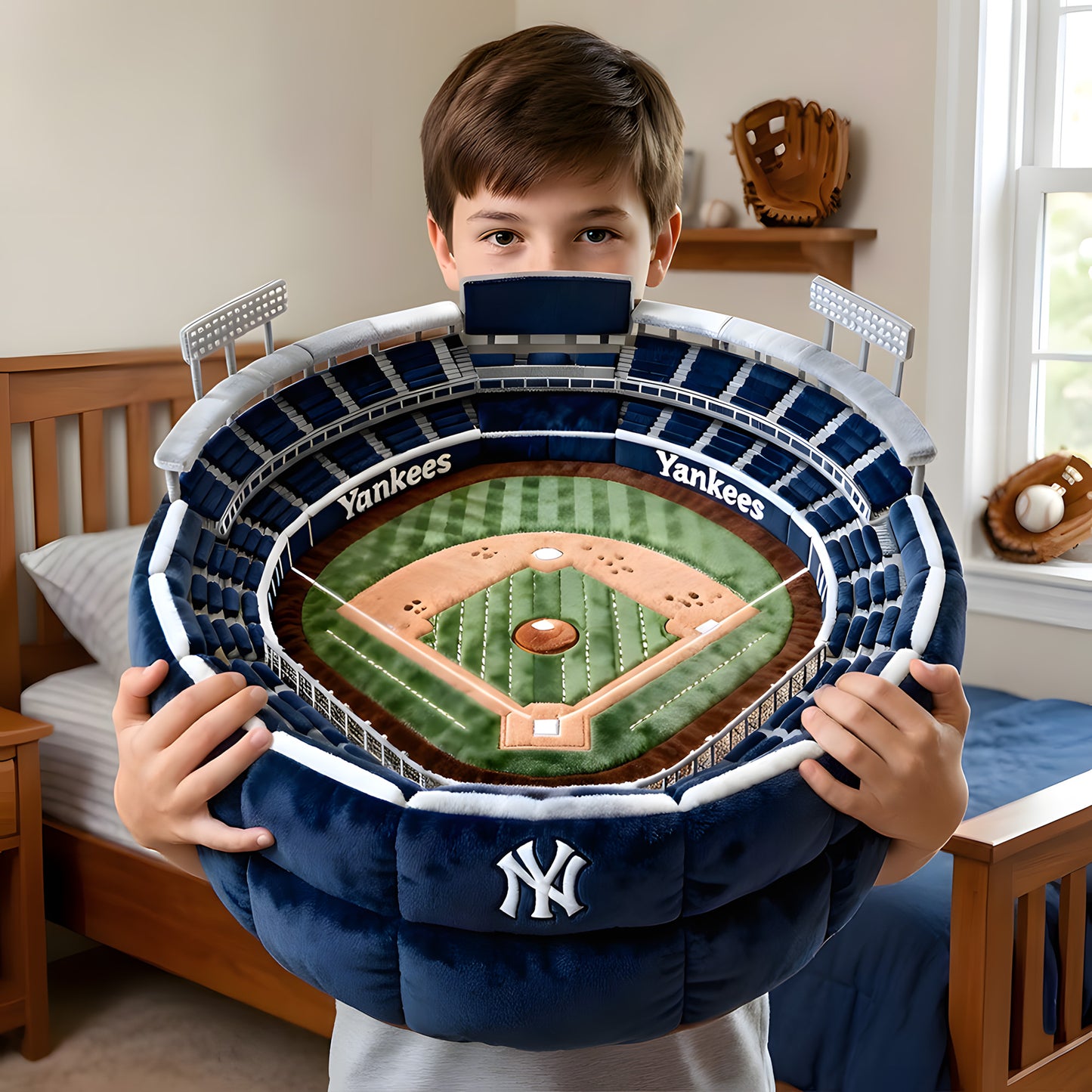 Premium MLB X NYY Sport Stadium Custom Shaped Pillow NDT LVH