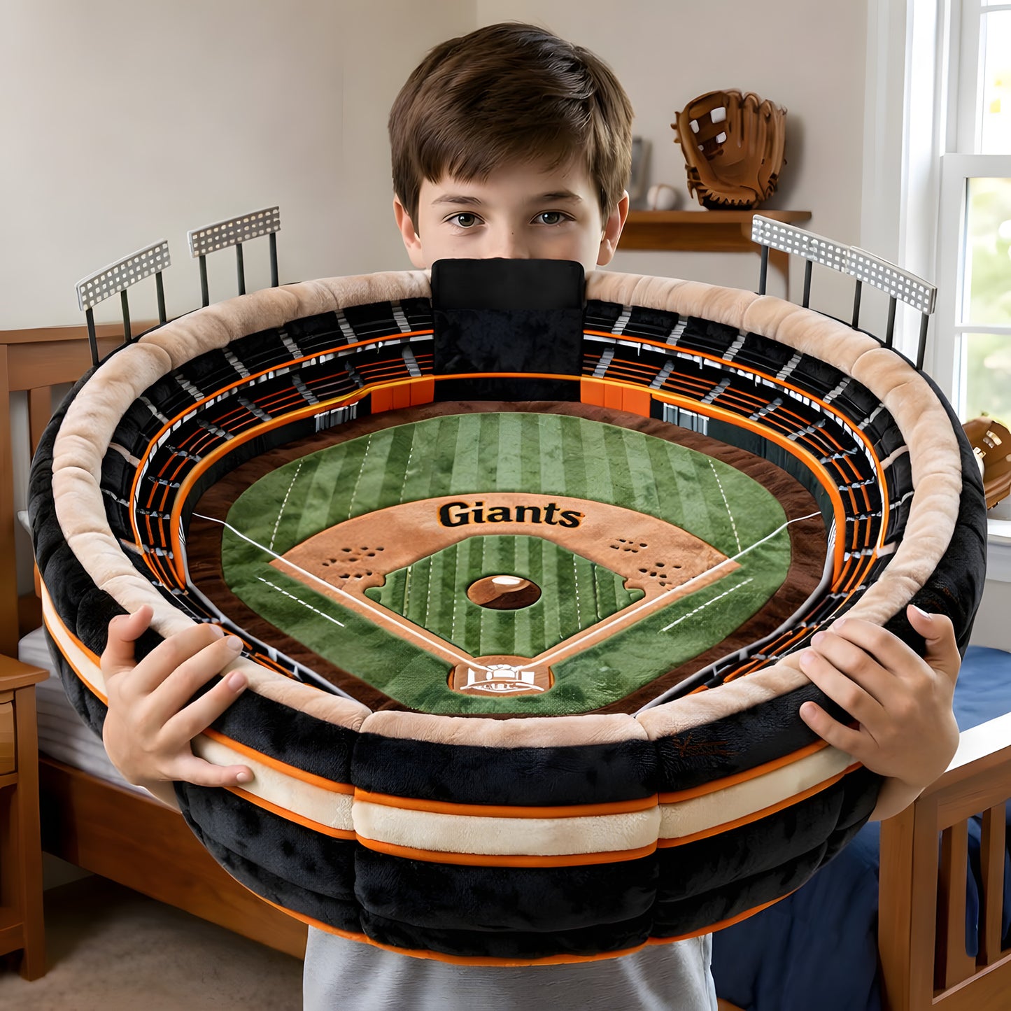 Premium MLB X SFG Sport Stadium Custom Shaped Pillow NDT LVH