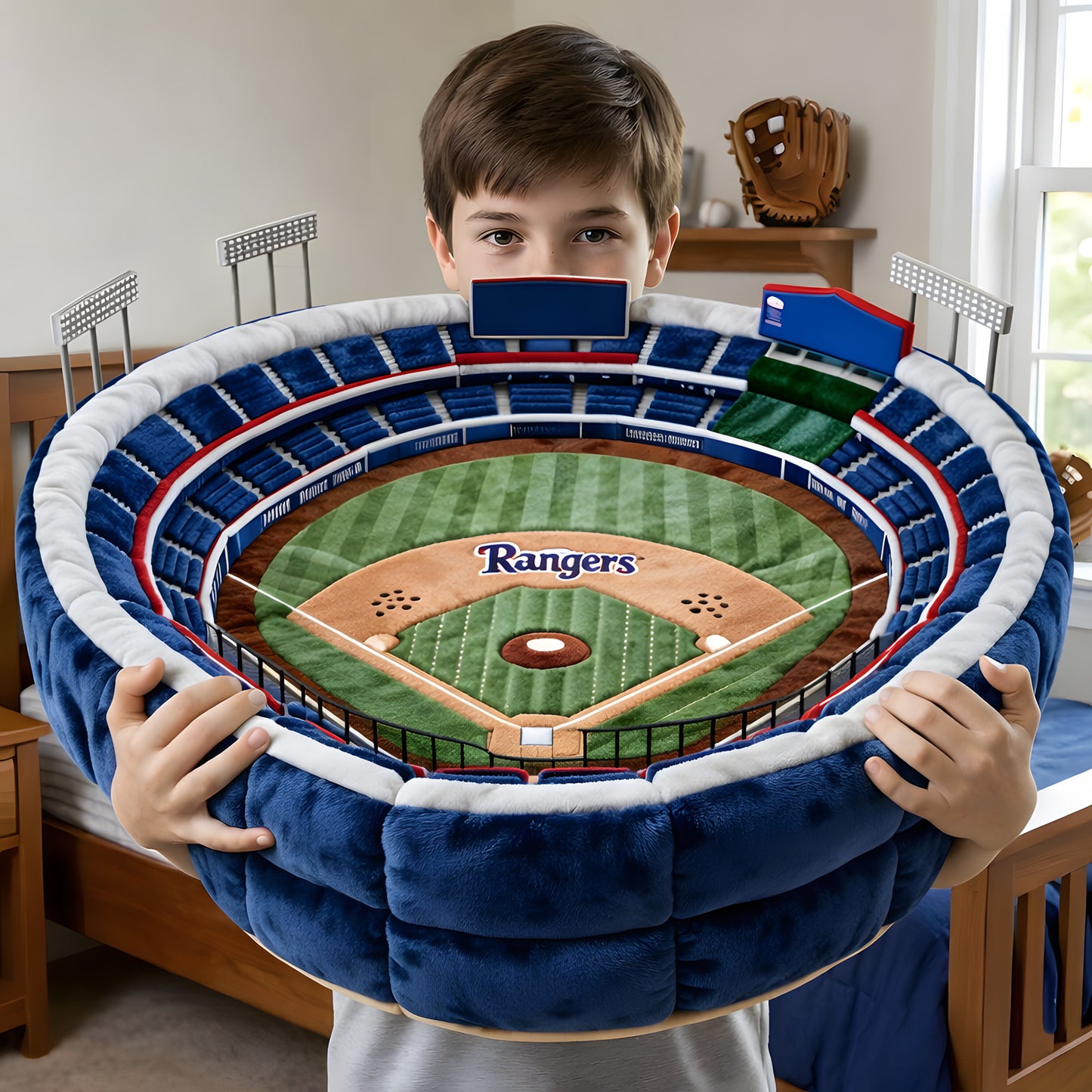 Premium MLB X TR Sport Stadium Custom Shaped Pillow NDT LVH