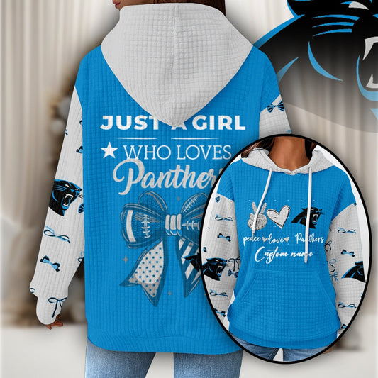 Premium NFL X CAR Women's Waffle Hoodie NDT NHM