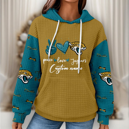 Premium NFL X JAC Women's Waffle Hoodie NDT NHM
