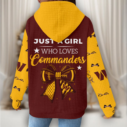 Premium NFL X WAS Women's Waffle Hoodie NDT NHM