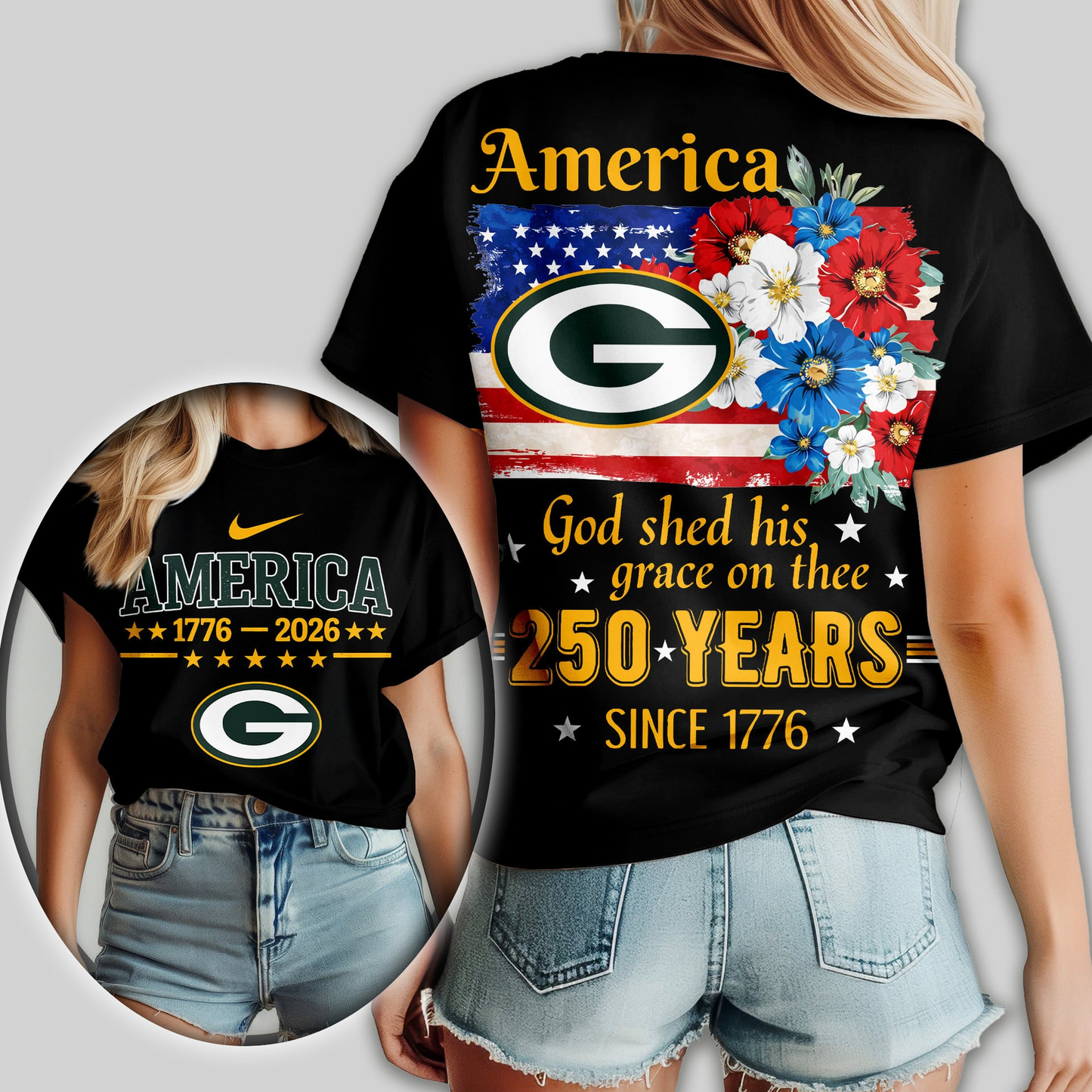 Premium NFL x GBP America God Shed His Grace On Thee Women Shirt NDT VHM