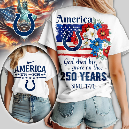 Premium NFL x IC America God Shed His Grace On Thee Women Shirt NDT VHM