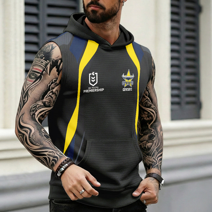 Premium NRL X NQC Personalized Hooded Tank Top NDT VHM