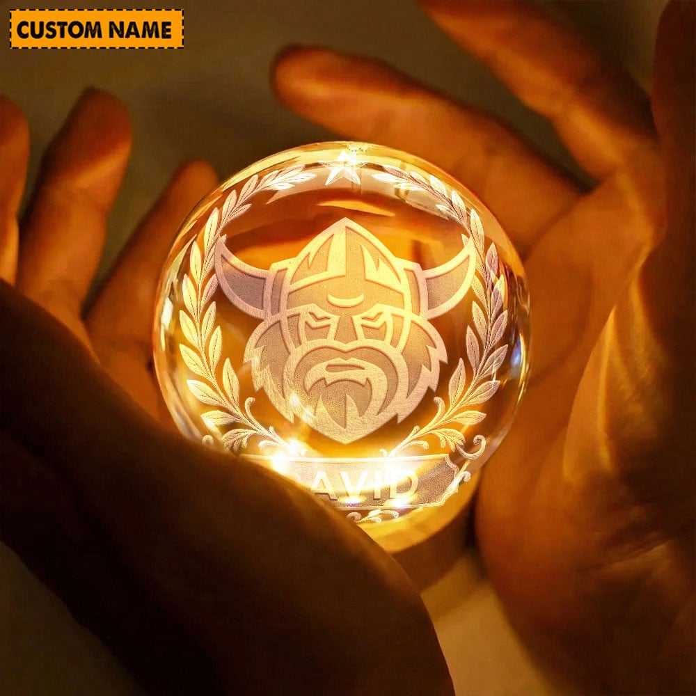 Premium NRL x CR Crystal Globe Lamp Personalized Limited Edition NDT VHM 060226