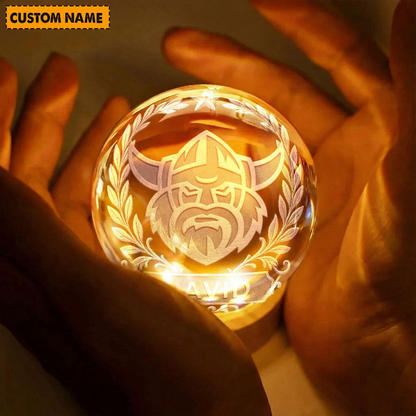 Premium NRL x CR Crystal Globe Lamp Personalized Limited Edition NDT VHM 060226