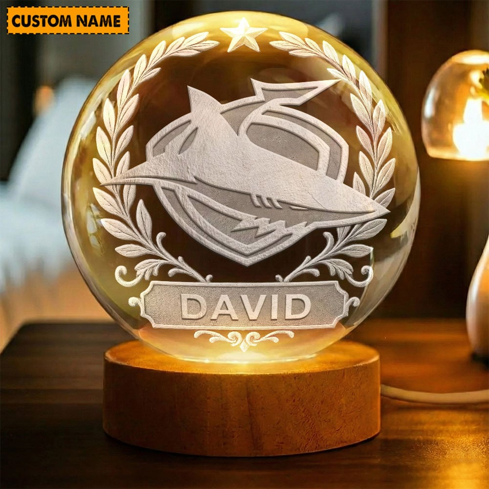 Premium NRL x CSS Crystal Globe Lamp Personalized Limited Edition NDT VHM 060226