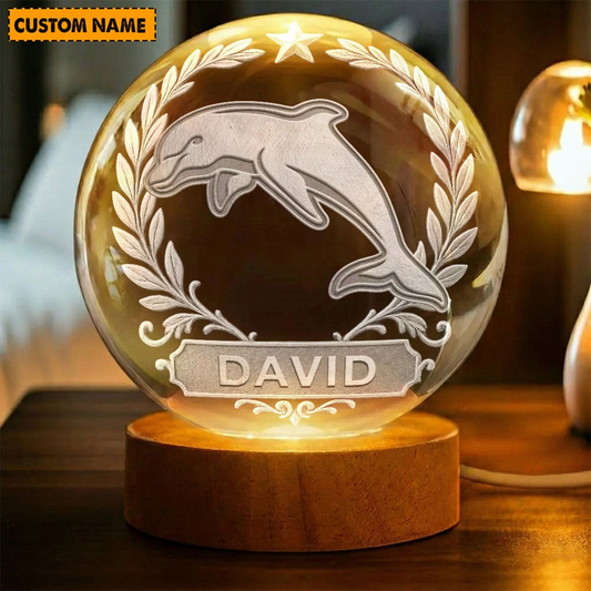 Premium NRL x DOL Crystal Globe Lamp Personalized Limited Edition NDT VHM 060226