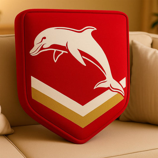 Premium NRL  x DOL Special Logo Shaped Pillow 2026 NDT VHM