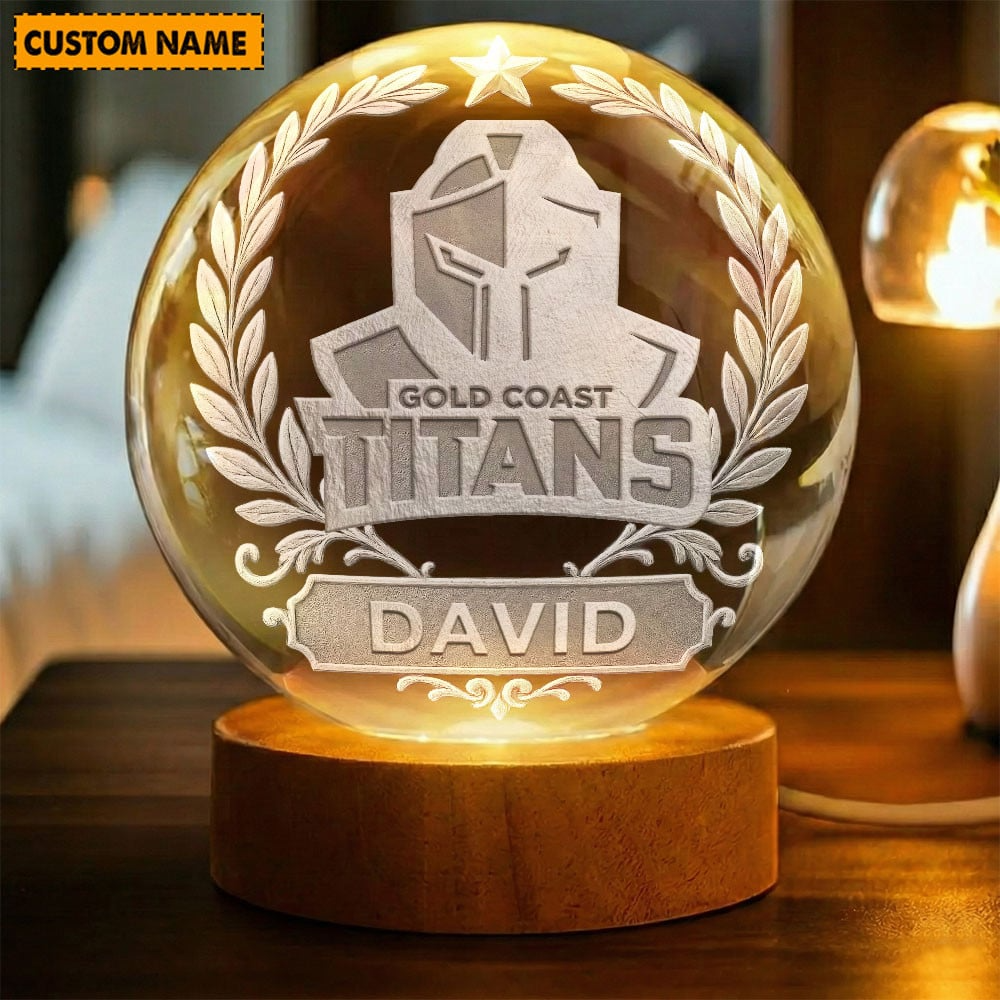 Premium NRL x GCT Crystal Globe Lamp Personalized Limited Edition NDT VHM 060226
