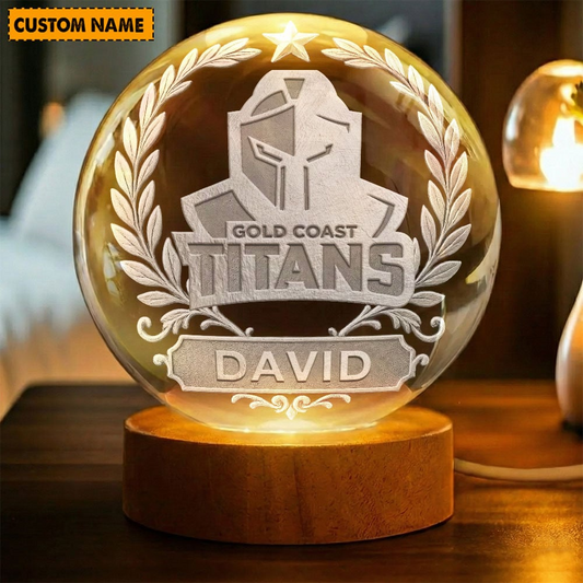 Premium NRL x GCT Crystal Globe Lamp Personalized Limited Edition NDT VHM 060226