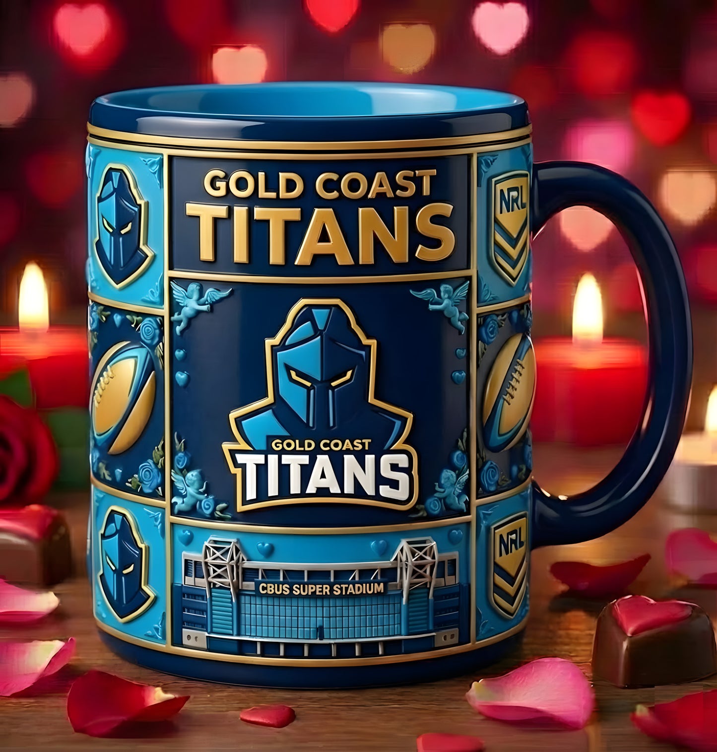 Premium NRL x GCT Season Mug - Valentine Gift 2026 NDT LVH