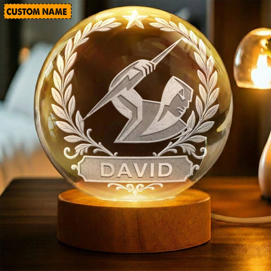 Premium NRL x MS Crystal Globe Lamp Personalized Limited Edition NDT VHM 060226