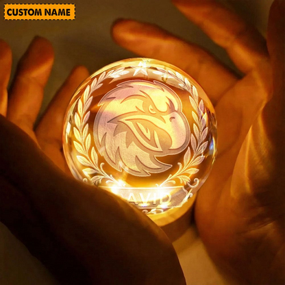 Premium NRL x MWSE Crystal Globe Lamp Personalized Limited Edition NDT VHM 060226