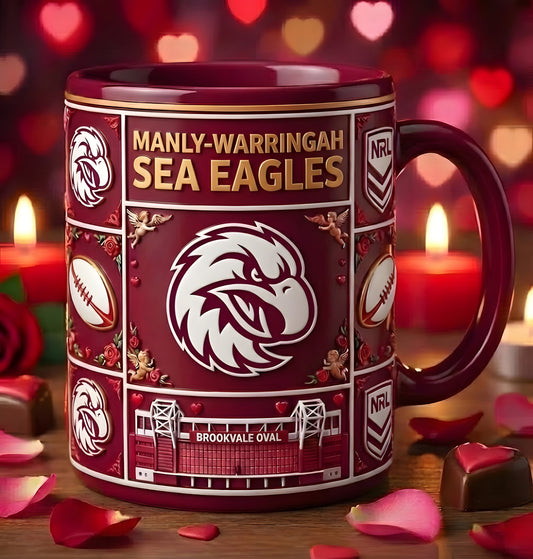 Premium NRL x MWSE Season Mug - Valentine Gift 2026 NDT LVH