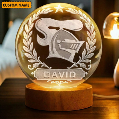 Premium NRL x NK Crystal Globe Lamp Personalized Limited Edition NDT VHM 060226